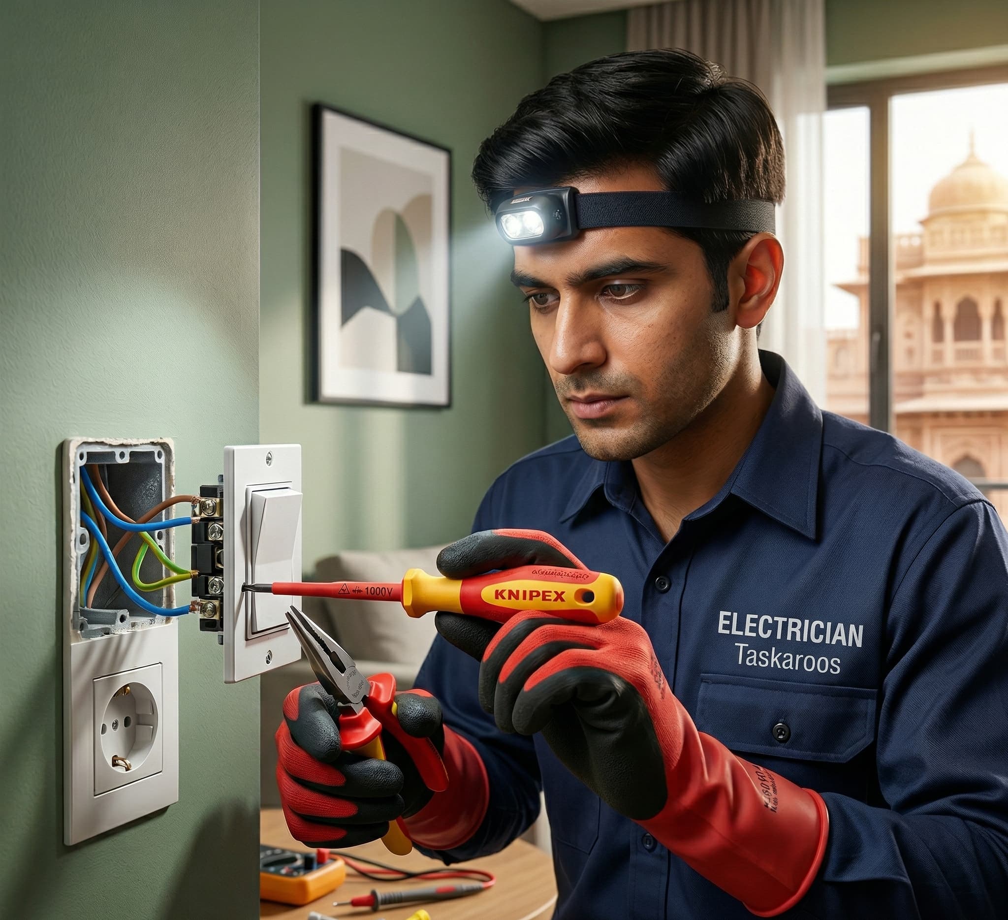 Switch and socket supply repair