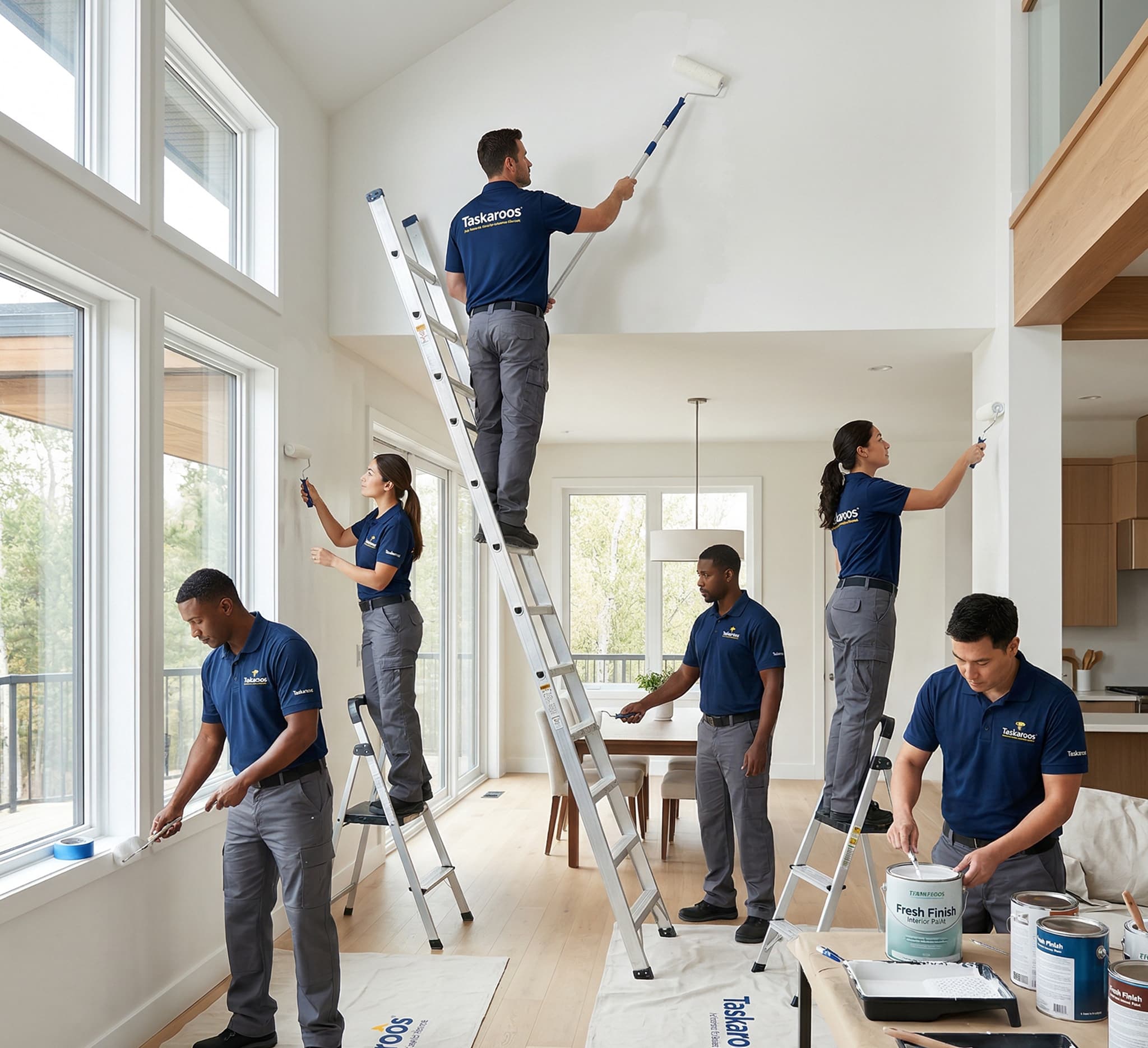 Painting for new & renovate projects