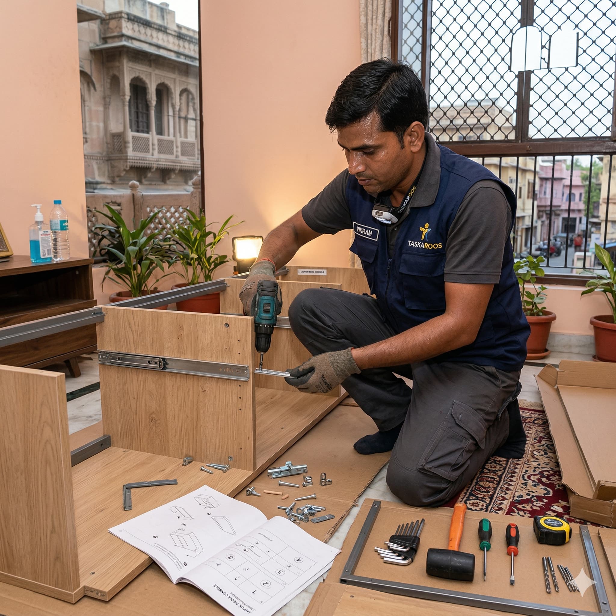 Modular furniture assembly