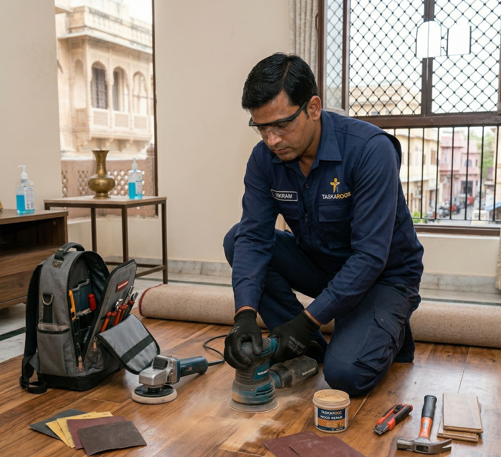 Wooden flooring repair